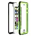 CellEver Waterproof Case for iPhone 6 / iPhone 6s, 4.7-Inch, Clear Waterproof Case IP68 Certified Shockproof Sandproof Snowproof Full Body Sealed Protective Transparent Cover KZ (Lime Green)