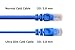 Cable Matters 10Gbps 5-Pack Snagless Cat 6 Ethernet Cable - 10ft, Slim Profile Cat 6 Cable, Cat6 Cord, Thin Ethernet Cord, Blue