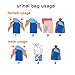 12 Pack Disposable Pee Bags with Gel for Men Women Kids - Portable Emergency Urinal Bags - Design for Car, Travel, Camping, Boating, Hiking