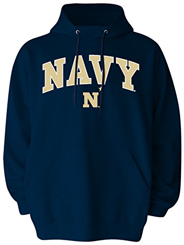 NCAA Navy Pullover Hood, Large, Navy