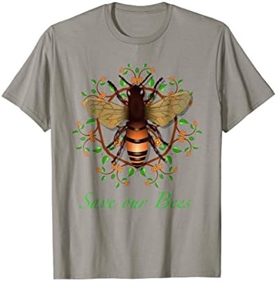 Save our Bees protect environment ecology theme design art