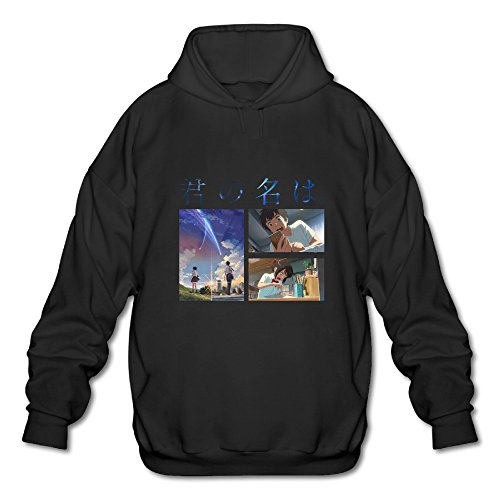 BOOMY Your Name Man's Hooded Sweatshirt SIZE L