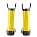 Lone Cone Rain Boots with Easy-On Handles in Solid Colors for Boys and Girls, Play-Proof Flexible Rubber, Durable Non-Slip Treads, Kid-Friendly for Hours of Joy - Classic Yellow, 7 Toddler