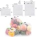 HOMENOTE 9 Pcs Heavy Duty Reusable Mesh Produce Bags, Barcode Scanable See Through Mesh Bags for Fruits, Vegetable, Food, Toys, Grocery Storage, Large Medium Small