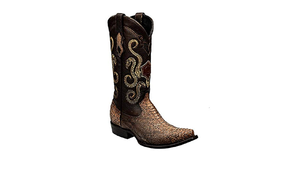 Amazon.com: Cuadra Python Botas Occidentales : Ropa, Zapatos y Joyería