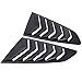 Yoursme Rear and Side Window Louvers Scoop Matte Black ABS Sun Shade Cover in GT Lambo Style Fits for Ford Mustang 2015 2016 2017 2018 2019