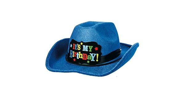 birthday cowboy hat