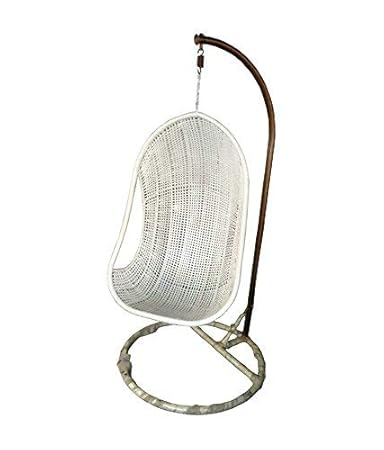 Virasat Furniture Garden Swing Chair in White