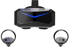Pimax Crystal Super VR Headset Partial Payment Version –50 PPD & 3840x3840 per Eye, Ultra-Sharp Image, 127° Wide Field of View, Ideal for Flight/Racing sim & VR Games, Connected with PC by Wire.