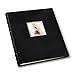 Gallery Leather 3 Ring Binder with Plastic Sleeves, Includes 10 Sheets, Sheet Size: 8.5