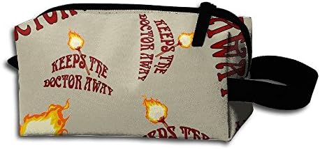 Keeps The Doctor Away Unisex Portable Travel Hanging Pouch Bags For Work