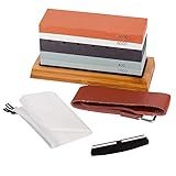Knife Sharpening Stone Set, Whetstone Sharpening