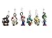 AVIRGO 6 Pcs Zipper Pull Charms for Jacket Backpack Bag Pendant Set