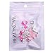 BEADNOVA Pink Ribbon Pendants Set Breast Cancer Awareness Bead Pink Ribbon Charm European Style Beads for Jewelry Making Necklace Bracelet