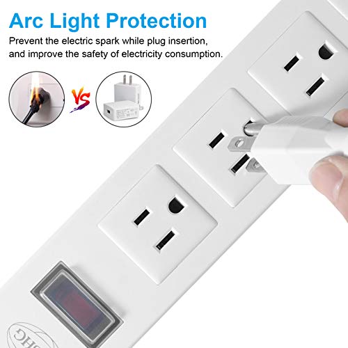 Outdoor Power Strip Waterproof, Weatherproof Surge Protector Power