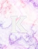 K Weekly Planner 2018-2019: K Initial Marble 18-Month Planner || July 2018 - Dec 2019 Weekly View || by Pretty Planners