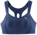 Moving Comfort Women's Juno Bra Navy Sports Bra 34D