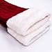 LimBridge Christmas Stockings, 2 Pack 18 inches Large Cable Knit Knitted Faux Fur Cuff, Xmas Rustic Personalized Stocking Decorations for Family Holiday Season Decor, White or Burgundy