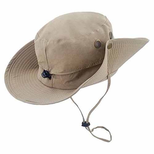LETHMIK Outdoor Waterproof Boonie Hat Wide Brim Breathable Hunting