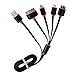 USB Cable, 4 in 1 Multifunctional Universal USB Charger Cable Adapter Connector Compatible with Phone 7 7 Plus, 6S, 6 Plus, 5S, 4S, iPad Mini, iPod, Galaxy S5 S6, Power Bank and More- 3 Feet