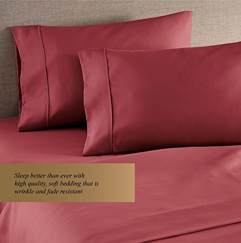 image for HC COLLECTION 1500 Thread Count Egyptian Quality 2pc Set of Pillow Cas