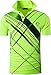 jeansian Men's 3 Packs Ourdoor Sport Quick Dry Polo T-Shirt Tee Tshirt Golf Tennis Bowling Fit LSL195