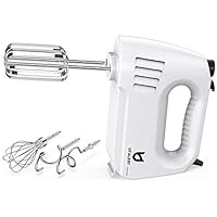 Hand Mixer Electric, Utalent 180W Multi-speed Hand Mixer with Turbo Button, Easy Eject Button and 5 Attachments (Beaters…
