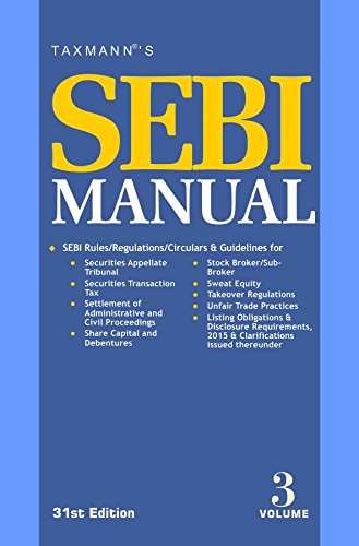 SEBI Manual (Set of Three Volumes)