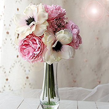 Sweet Home Deco 254 Cm Blooming Pivoine Et Anémone Soie