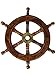 Medieval Replicas Brass Wheel Nautical Wooden Ship Wheel 12 inch, 12 in