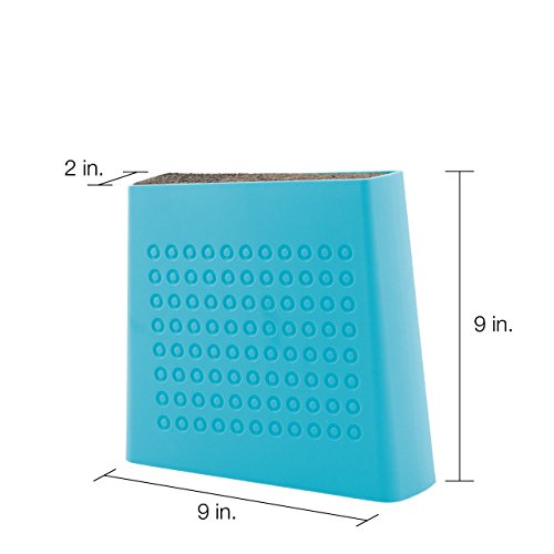 Kapoosh Urban Universal Knife Block- Aqua Blue - Thumbnail 3