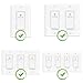Smart Light Switch, HUGOAI Wi-Fi Smart Light Switch with Timer and Remote Control, Voice Control With Alexa, Google Home and IFTTT, Easy and Safe Installation, No Hub Required