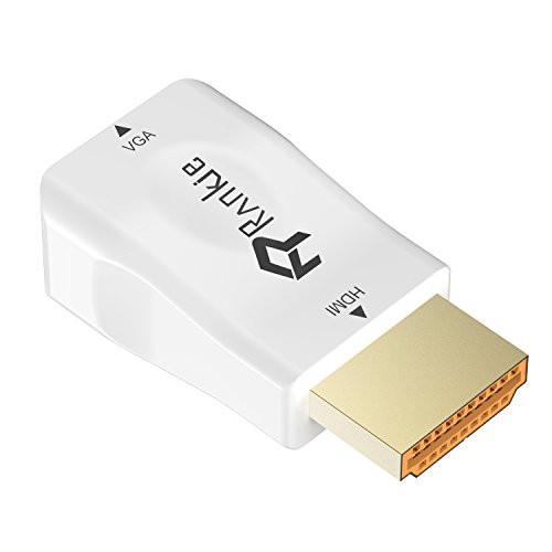 Rankie GoldPlated Active HDMI to VGA Adapter (White) Pricepulse