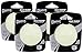Chuckit! Glow in the Dark Bouncy Balls - Ball for Dogs, Chuckit Dog Toy, Max Glow Balls - Medium, 2.5 Inch, Pack of 4
