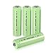 uxcell 4 Pcs 1.2V 600mAh AA Ni-MH Battery Rechargeable Batteries Button Top for LED Torch Flashlight Headlamp