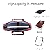 MOSISO Polyester Messenger Shoulder Bag with Adjustable Depth at Bottom Compatible with 15-15.6 Inch Laptop, Pure Red