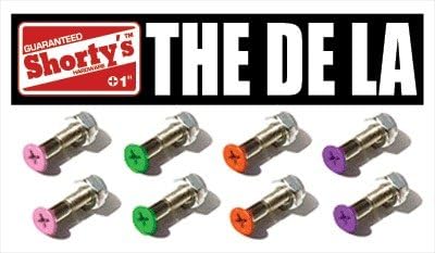Shortys Skateboards De La Skateboard Hardware Set - 1"