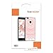 kwmobile Case Compatible with Huawei P9 Lite - Case Clear TPU Cover with Design - Indian Sun Pink/White