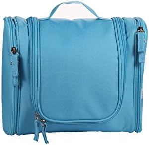 Light Blue : UTRO Travel Toiletry Bag Multi-functional Portable Large Capacity Cosmetic Storage Bag Organizer Wash Bag Makeup Kit Toiletry Case with Hanging Hook for Men and Women (Light Blue)
