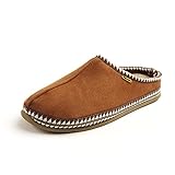 Deer Stags Men's Wherever Slip On Slipper, Chestnut, 12 W US