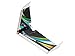 DW Hobby Electric Micro Flying Wing 1000mm Rainbow ZAGI Plane to Build (E0601)