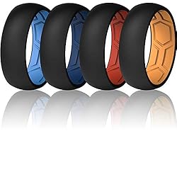 ThunderFit Men Breathable Air Grooves Silicone