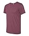 Bella 3413 Unisex Triblend Short Sleeve Tee - Maroon Triblend, Large