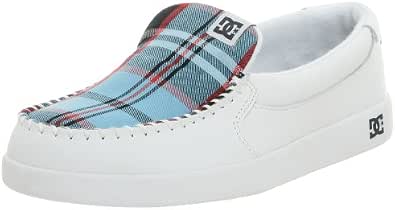 Amazon.com: DC Villain - Zapatillas para hombre, color blanco y azul marino  : Ropa, Zapatos y Joyería