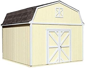Handy Home Products Sequoia Wooden Storage Shed with Floor, 12 by 12-Feet