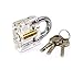 Looching Crystal 5 Pieces Padlock Set with Cutaway Practice Padlock, Style 1