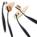 JPNK 9PCS Oval Makeup Brush Set with Toothbrush Design with Soft Synthetic Hair for Foundation and Concealer