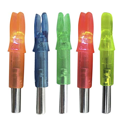 image for Cumtur Arrows and Parts,12PCS/Set Super Bright LED Luminous Arrow Nock