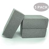 Maryton Grill Stone Cleaning Brick - Griddle Grills Cleaning Kit Block Pumice Stone for Removing Stains BBQ Grease, 3 Count