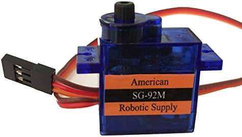 Carbon Fiber Gear Micro Servo - 90 Degree Movement - 2 Pack
